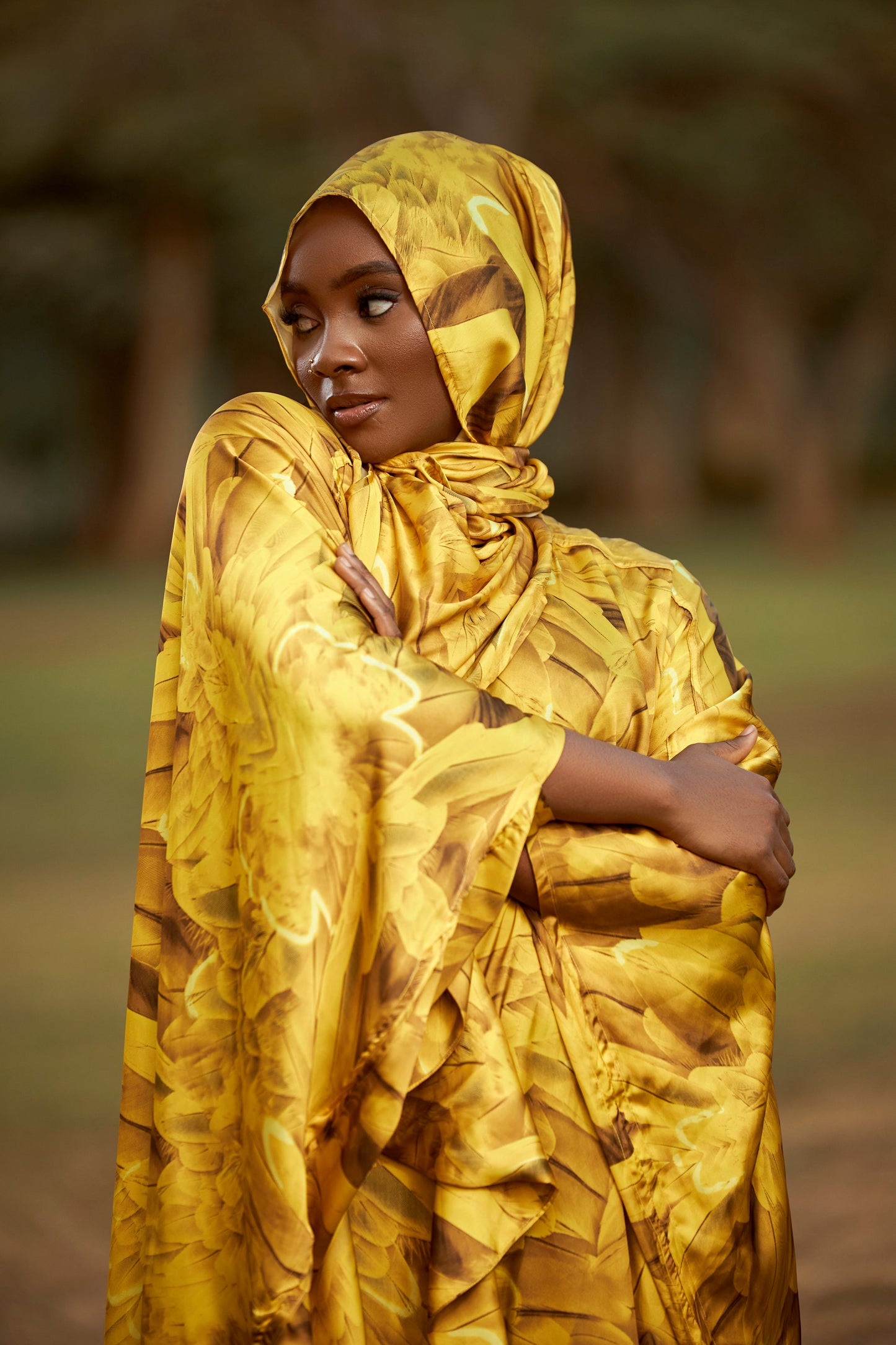 RUFFLE KAFTAN